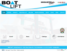 Tablet Screenshot of boatlift.it
